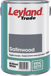 Leyland Trade Satinwood Paint