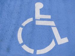 Disabled Sign Stencil 310mm x 370mm