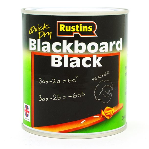 Rustins Quick Dry Blackboard Black