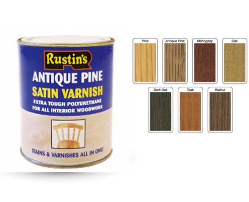 Rustins Wood Stain Colour Chart